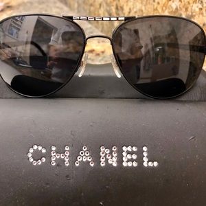Authentic Vintage Chanel Aviators 4121-B